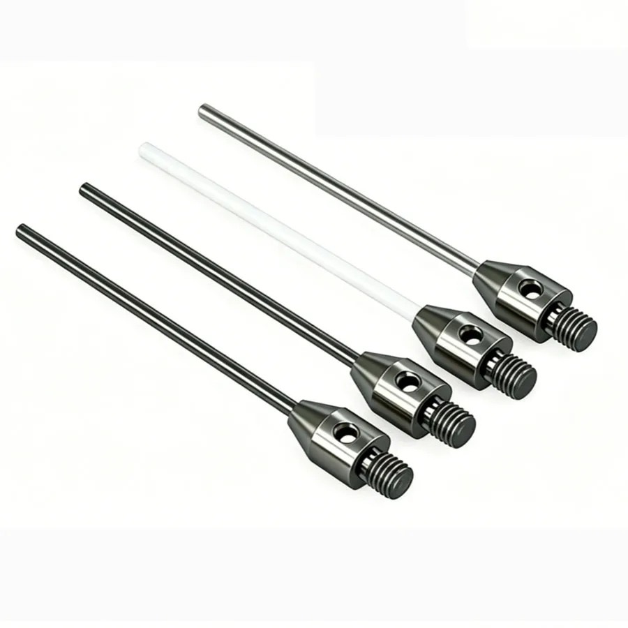 Ceramic Flat Measuring Stylus M3 Thread, CNC Machine CMM Flat Surface Probe, Table Step Measuring Probe