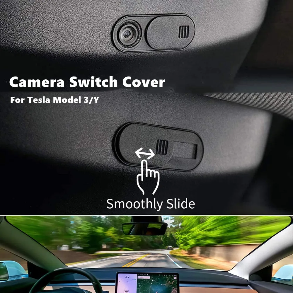 

Camera Privacy Cover Fit For Tesla Model 3 Y 2021 2022 Model3 Model S X 2020 Protects Webcam Cover Slide Blocker Car Accessories