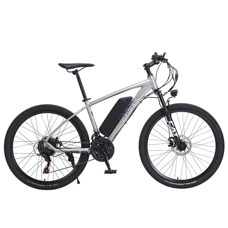 

Электровелосипед с центральным бесщеточным двигателем 48В - 26 дюймов, литиевая батарея, дисковые тормоза и 21 скорость