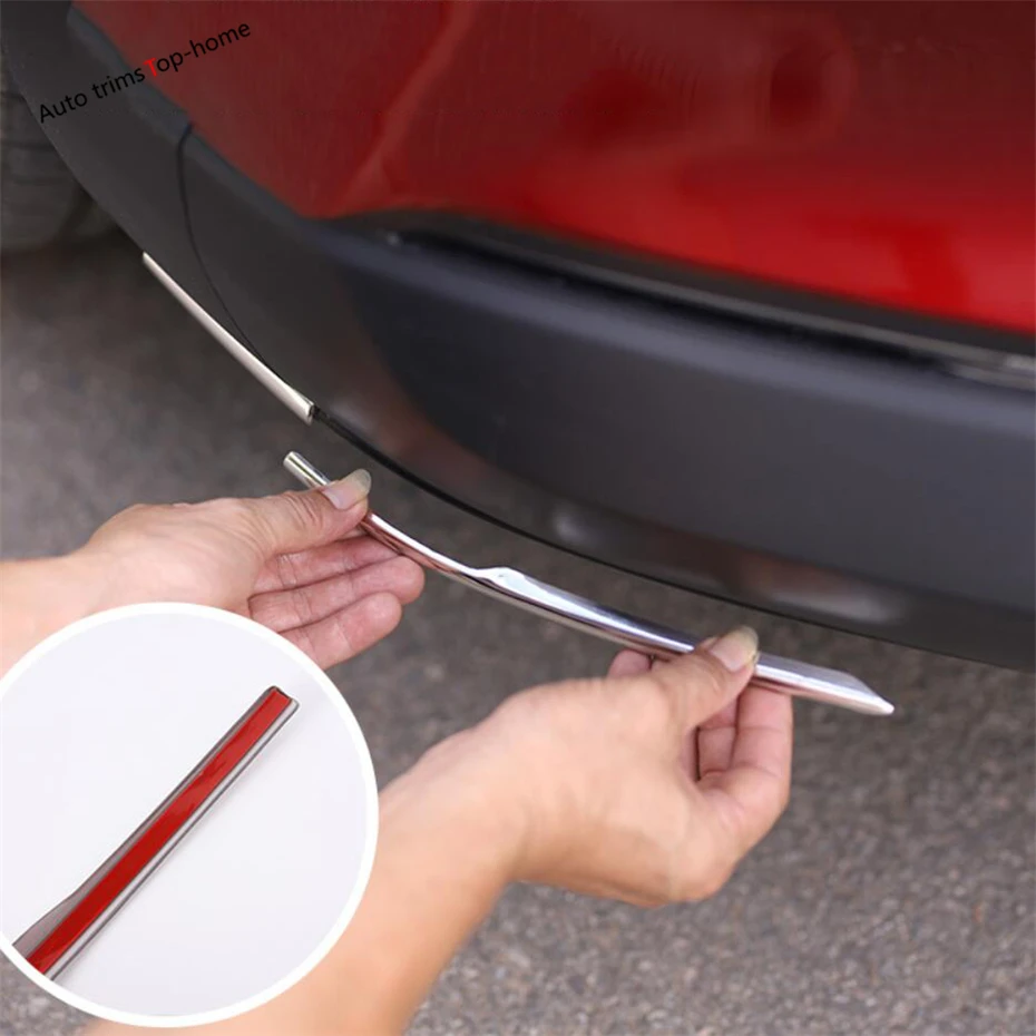 Front / Rear Bumper Corner Protection Protector Strips Cover Trim Fit For Mazda CX-30 CX30 2020 - 2022 Exterior Accessories