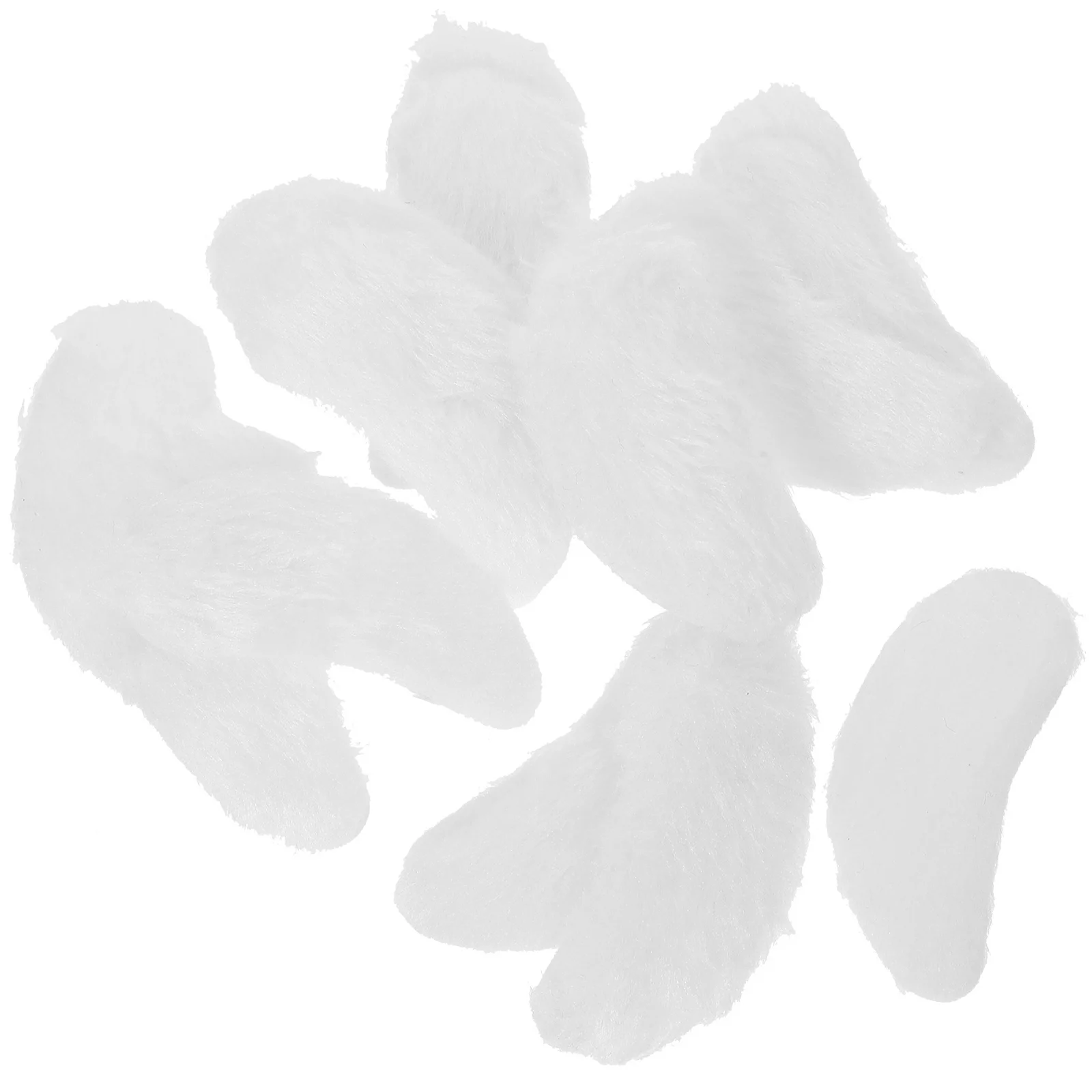 8 أزواج من حواجب سانتا كلوز وهمية ذاتية اللصق كوسبلاي لحفلات عيد الميلاد مستلزمات الحواجب المزخرفة للبالغين لفيلم الكرنفال