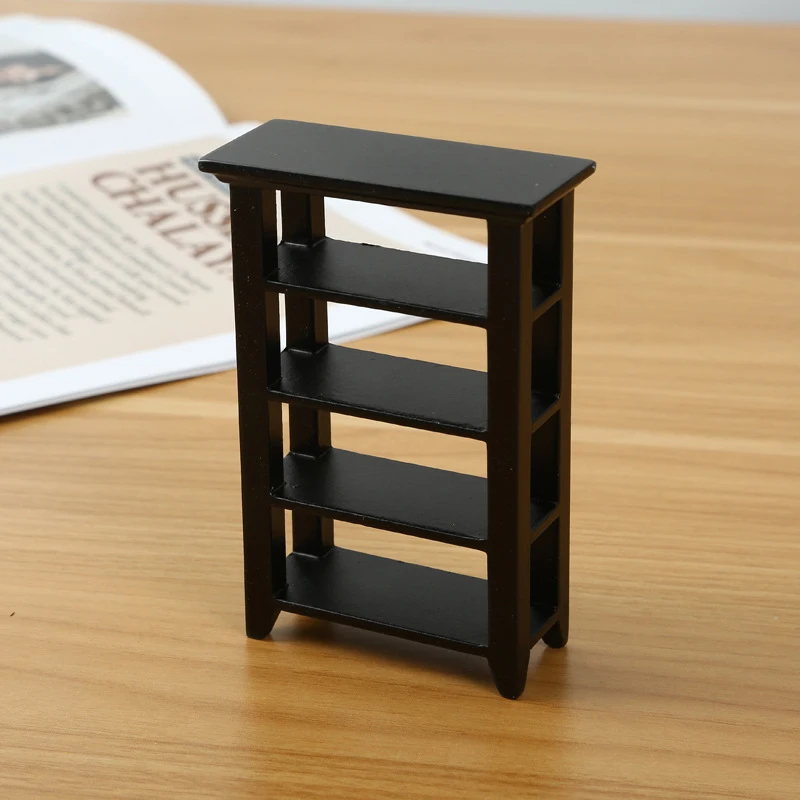 

1Pc Dollhouse Miniature Multi-layer Shelf Model 1:12 Mini Simulation Furniture Rack Doll House Home Model Decor Toy Accessories