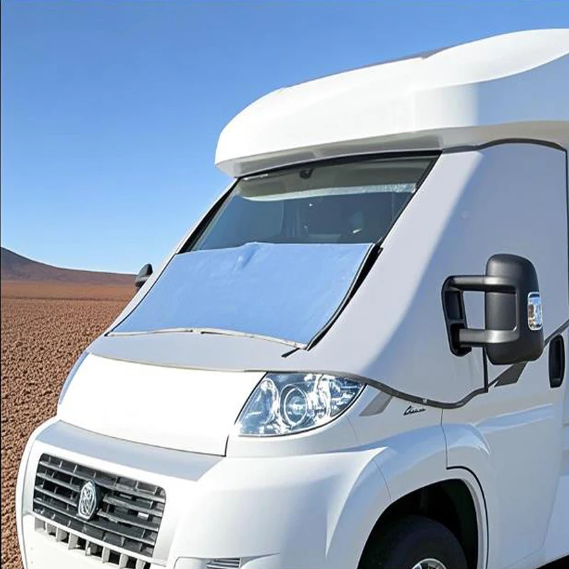 Car Windshield Snow Cover For Fiat Ducato Car Antifreeze Windshield Cover With Magnetic Window Sunshade And Thickened Protector