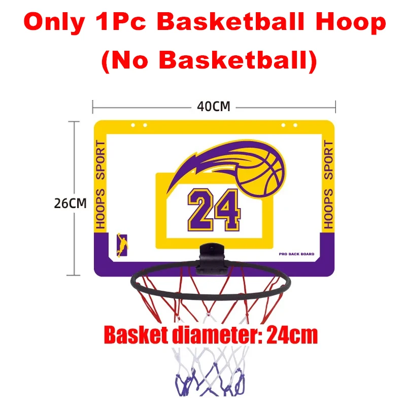 Mini aro de baloncesto para niños, soporte de tiro para interiores, ejercicio en casa, aro de baloncesto plegable, tablero trasero montado en la pared sin perforaciones
