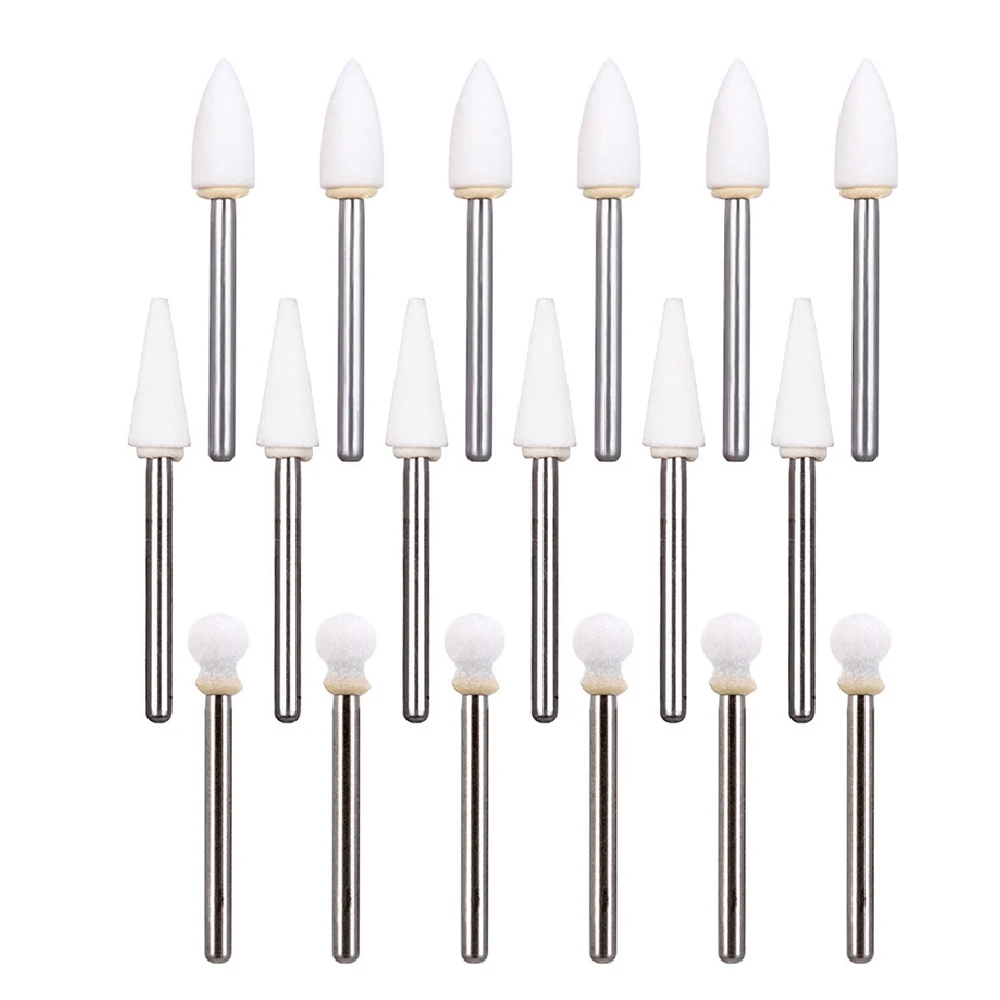 AG 12Pcs/Pack Dental Polishing Stone Handpiece Burs FG Cone Flame Dentist Teeth Whiting dental products tools