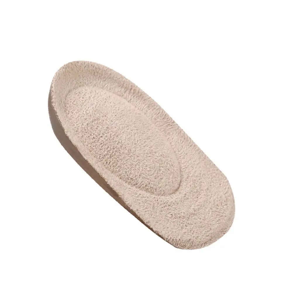 

1Pair Gel Heel Pads Comfortable Support for High Heels Pain Relief Plantar Fasciitis Arch Cushions Women Girls Ladies Khaki S