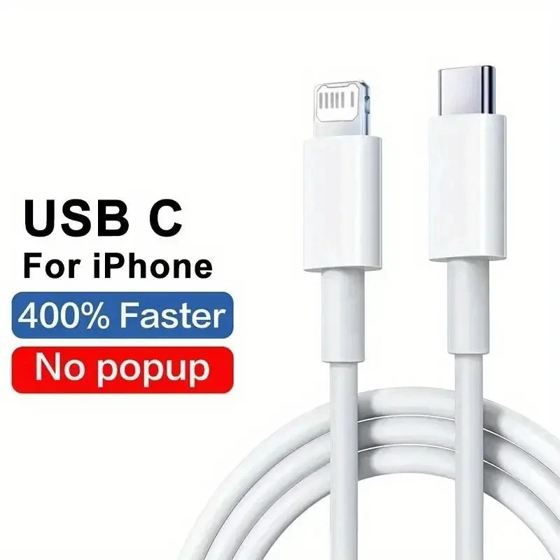 1-4 Stück USB C zu Blitz kabel Schnell ladekabel, Strom versorgungs typ C Ladekabel kompatibel für iPhone 12 ~ 14 Serie