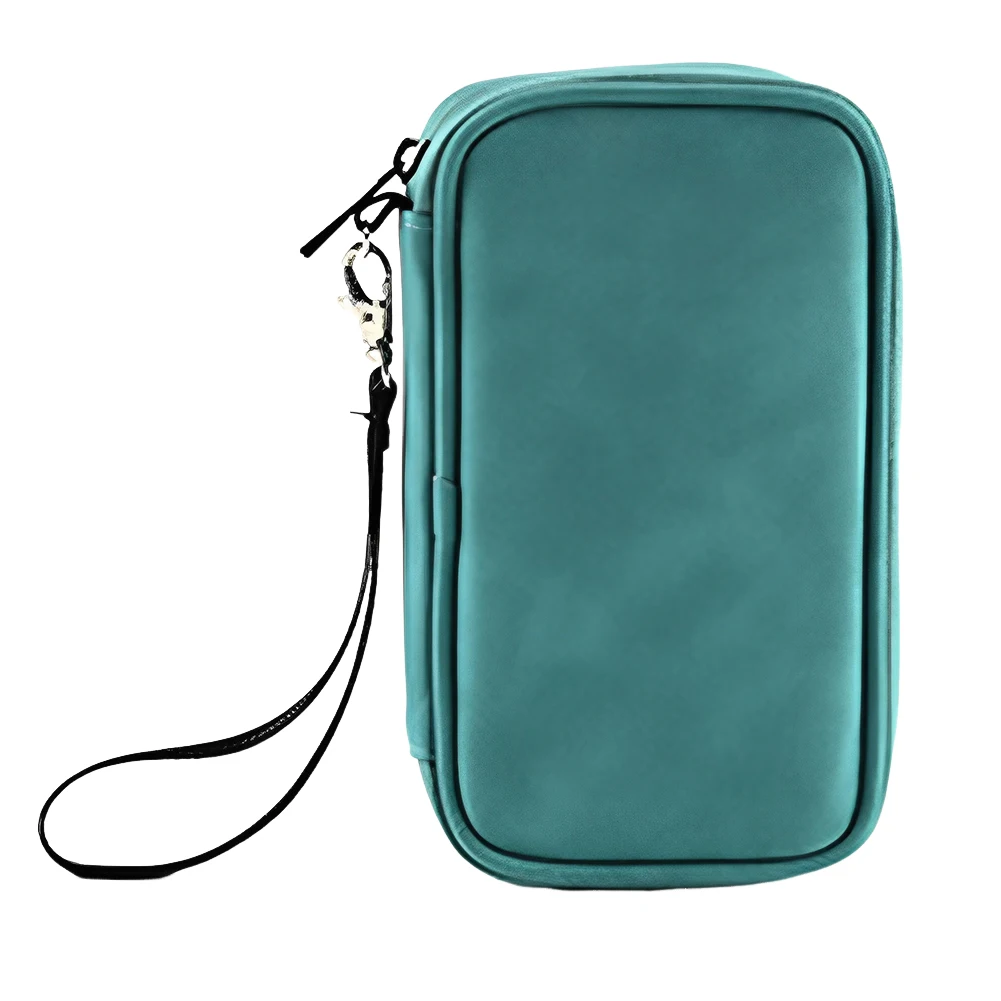 Sac de voyage en poudre étanche, module double couche, étui de voyage, câble de chargeur, téléphone, carte SD