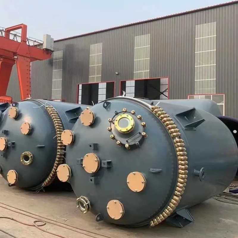 Electric heating steam heating reaction equipment, chemical medicine food enamel reactor