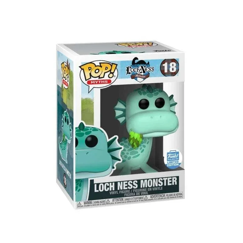 FUNKO POP  NEW Myths LOCH NESS MONSTER #18 Glows Action Figure Limited Edition Vinyl Figure Model Toys For Children Gifts