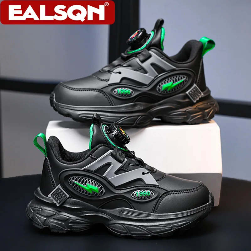 

Детская спортивная обувь, модная кожаная обувь для бега и отдыха для мальчиков, удобная уличная детская обувь, повседневные легкие теннисные кроссовки