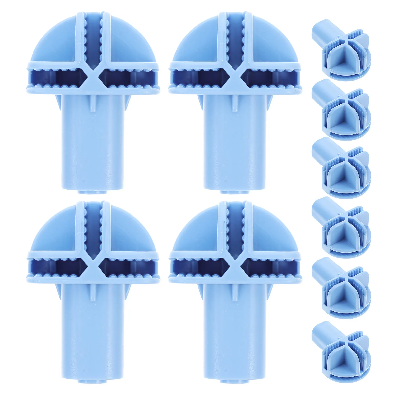 10Pcs Cat Cage Caster Wheel Adapters Plastic Spinner Sleeve Connectors Compatible with Bird Cages Wardrobes Small Rolling Caster view 2