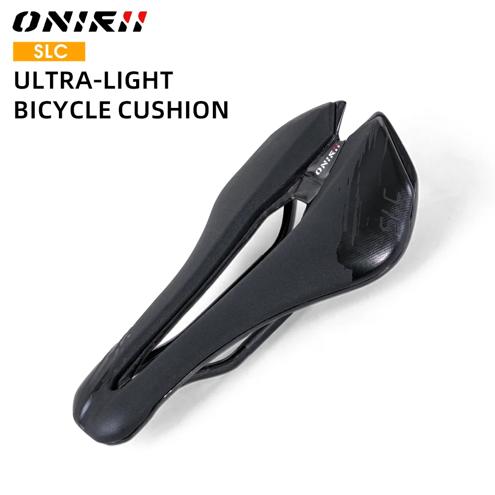 

2025 NEW ONIRII SLC Ultralight Carbon Rail Bike Saddle Durable Leather Cushion Cycling Seat for Road Mountain MTB Bicycle
