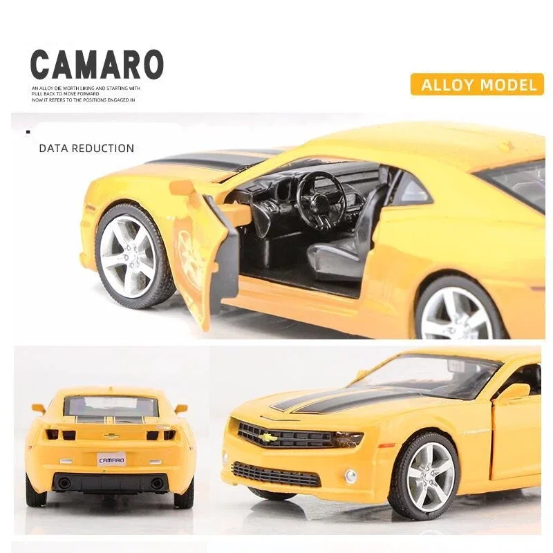 1:36 Chevrolet Camaro Classic Car Alloy Sports Car Model Diecasts Metal Toy Car Model High Simulation Collection Childrens Gift