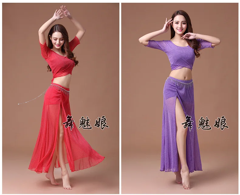 Bellydance Dress Set Sexy Costume Practice Clothes Oriental Performance Fashion Dress Stage Dance Top Danza Del Vientre 2023