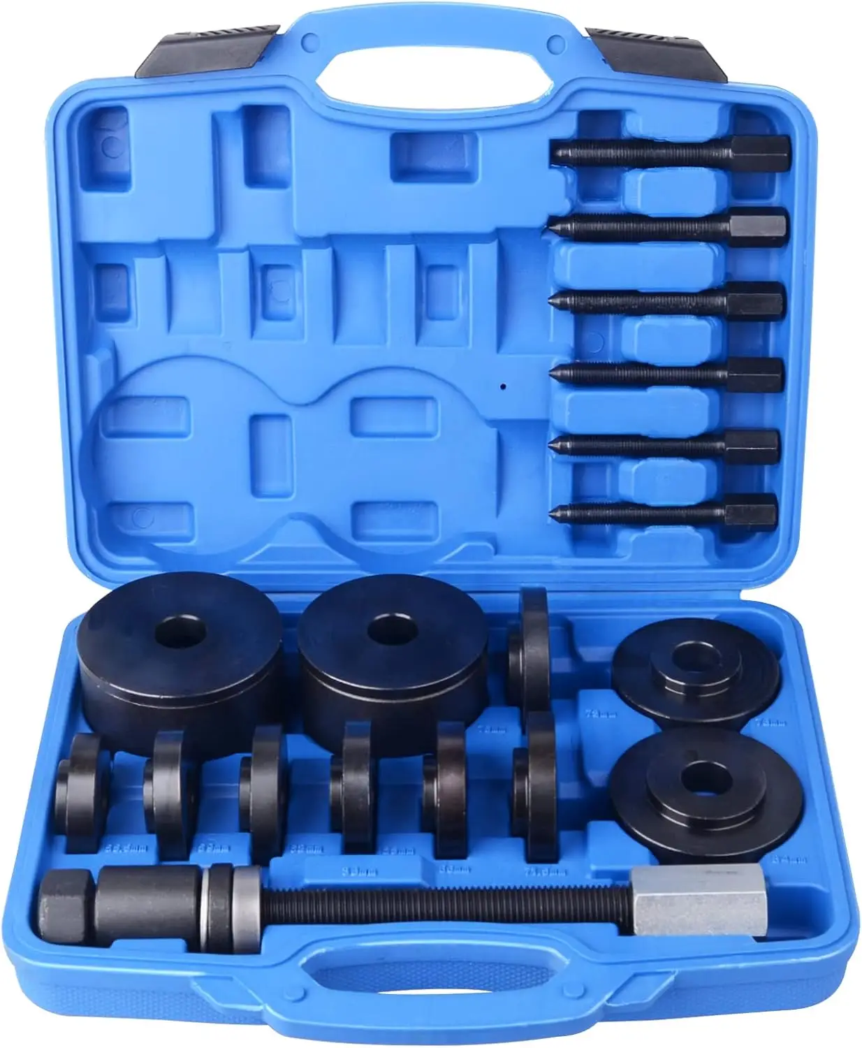 19 قطعة محرك العجلات الأمامية محمل إزالة خدمة التثبيت مجموعة أدوات FWD تحمل تثبيت مجموعة رئيسية مجموعة إزالة محمل العجلة #1