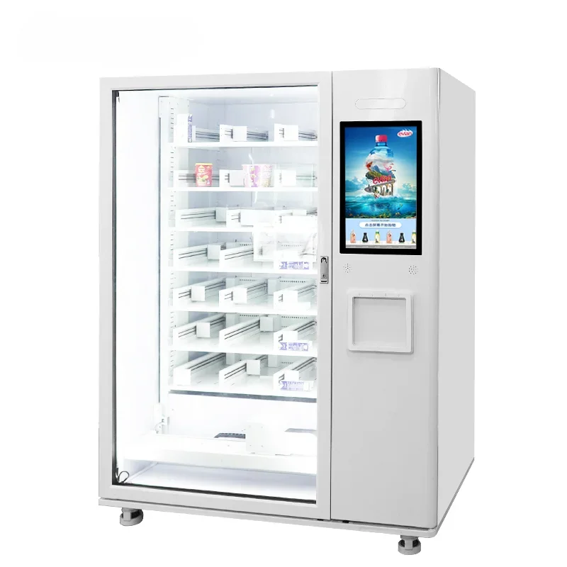 lifting food snack vending machine with elevator