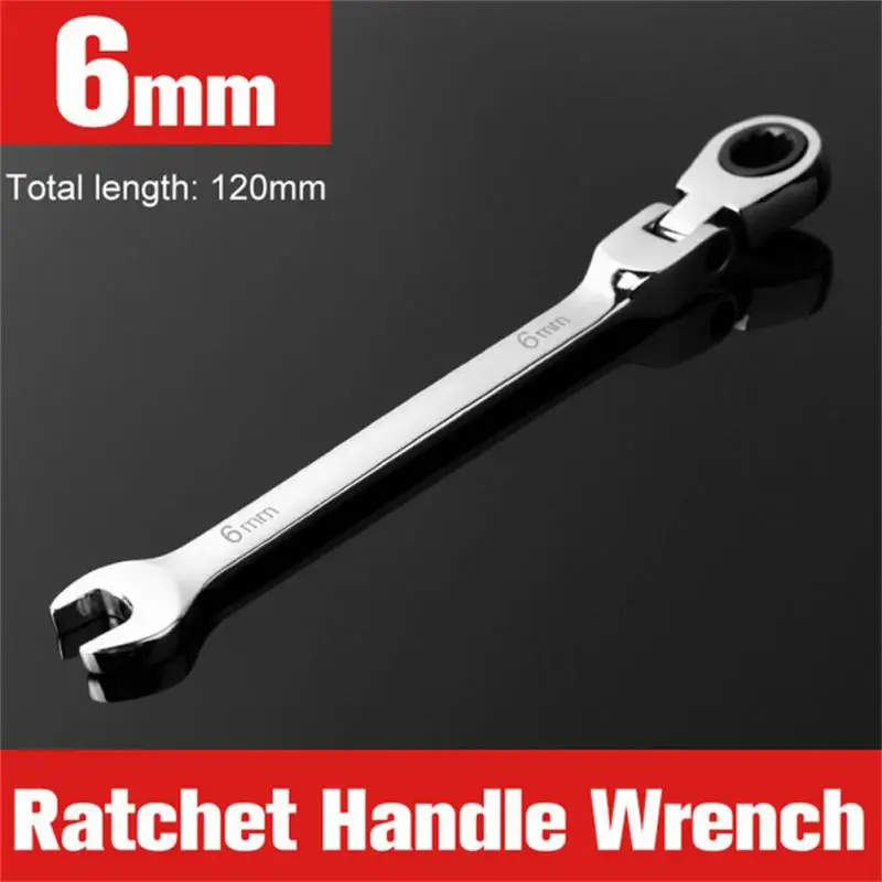 6mm 7mm 8mm 9mm 10mm 11mm Dual Heads Ratchet Combination Dicephalous Wrench Spanner Quick Release Hand Tools