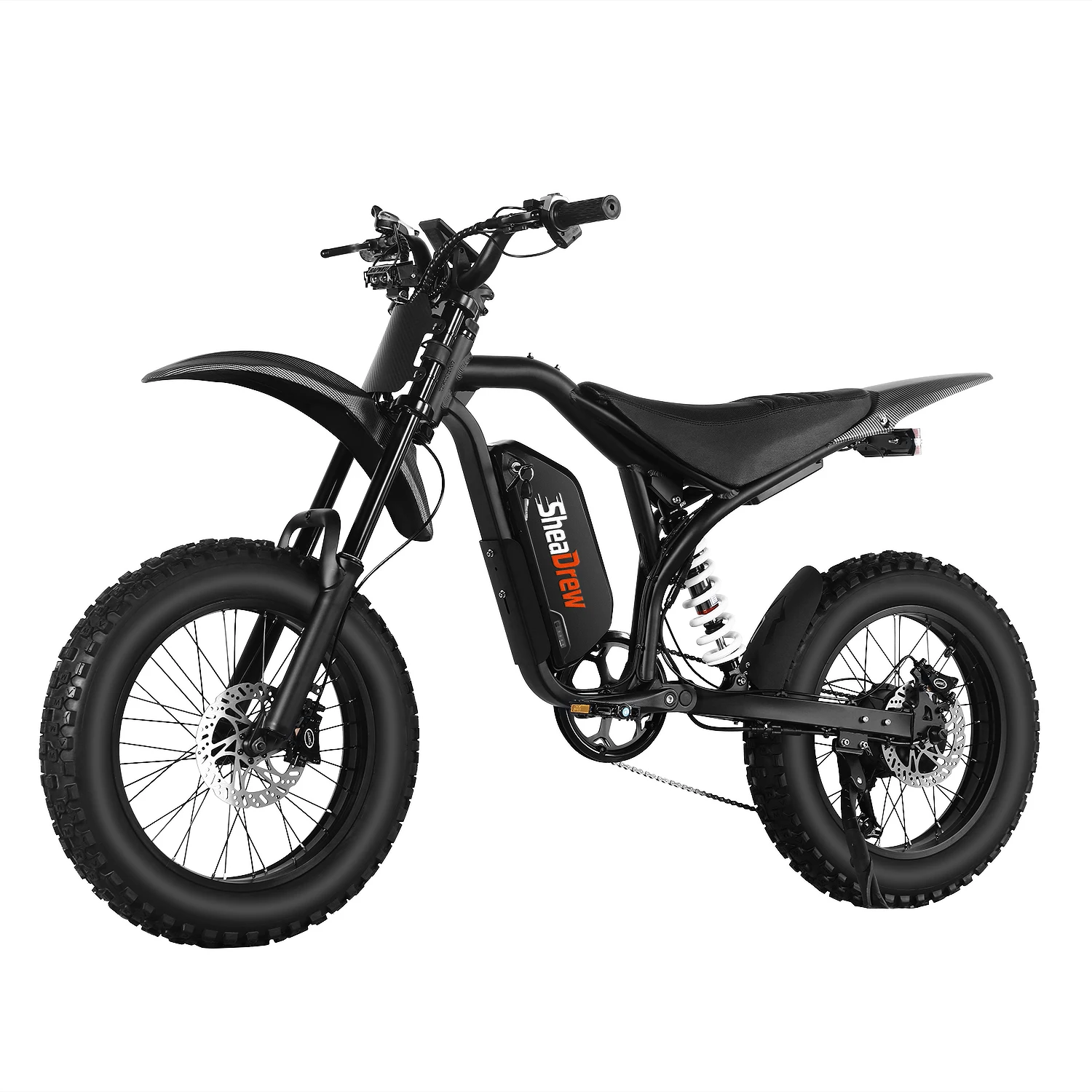 

Adult-sized Electric Motorcycle With Wide Tires, 48V 15AH Battery, Maximum Range Of 70KM, Peak Power Of 1500W, 20*4.0 Tires, Sui