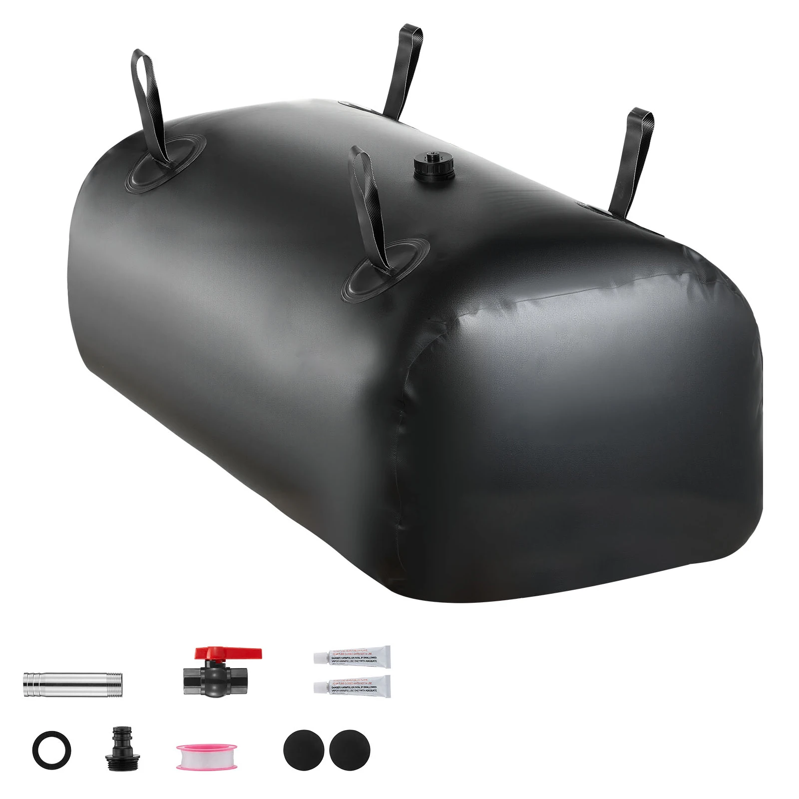 Sac de stockage d'eau SucceBuy en PVC 1000D souple, réservoir étanche pour camping, irrigation de jardin et utilisation d'urgence en camping-car