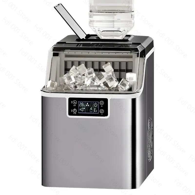 Small Household Square Ice Maker, Antibacterial, Ultra-Large Capacity, Rapid Ice Making