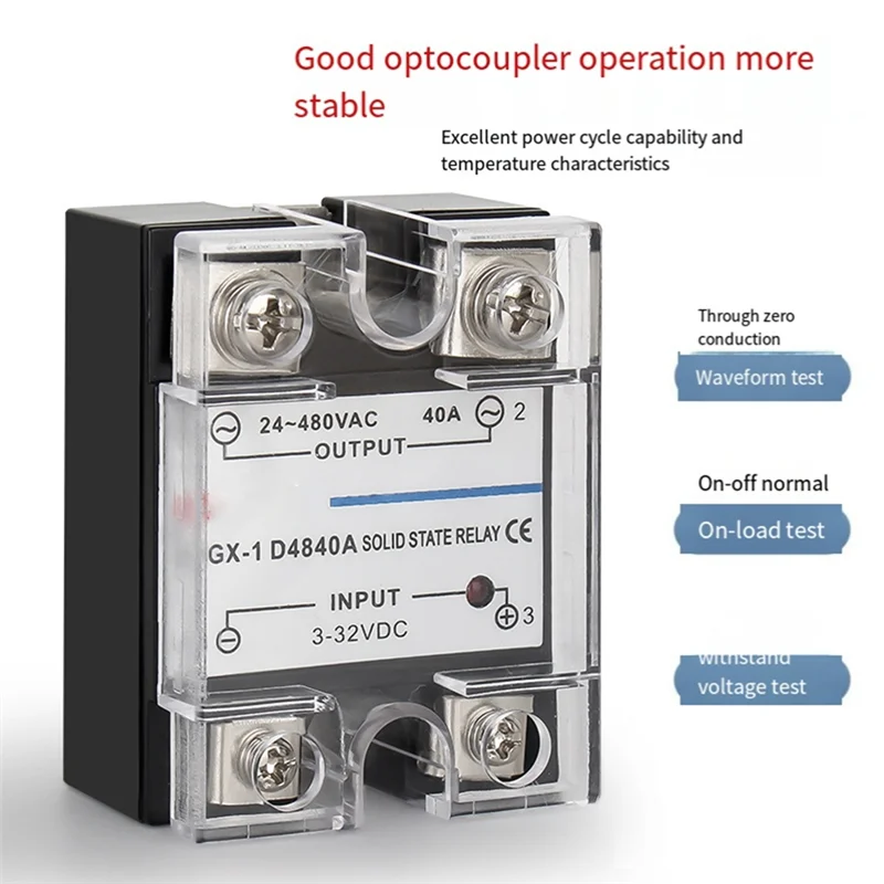 ABSS-Single Phase Solid State Relay Single Phase SSR DC Control AC Solid State Relay