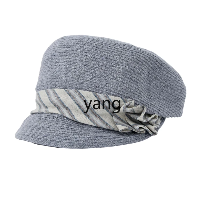 

LMM French straw hat sunscreen sunshade summer hat women's new model