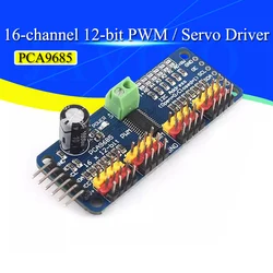 PCA9685PW 16 Channel 12-Bit PWM Servo Shield Driver I2C Interface PCA9685 Module For Raspberry Pi