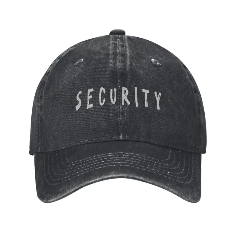Security Print Baseball Caps Retro Cowboy Hat Vintage Adjustable Washed Cotton Hats Unisex Outdoor Sun Snapback Cap Trucker Hat
