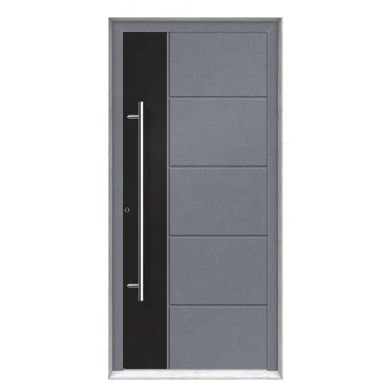 Windproof entry door Aluminum frame panel Bulletproof and anti-theft door