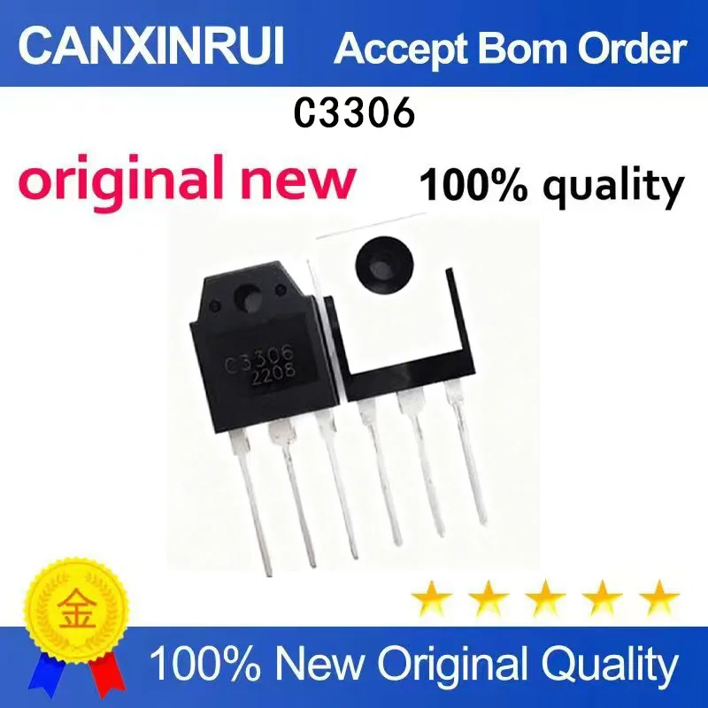 (5-100 Pieces) Brand new original 2SC3306 C3306 TO-3P high-power transistor spot chip IC