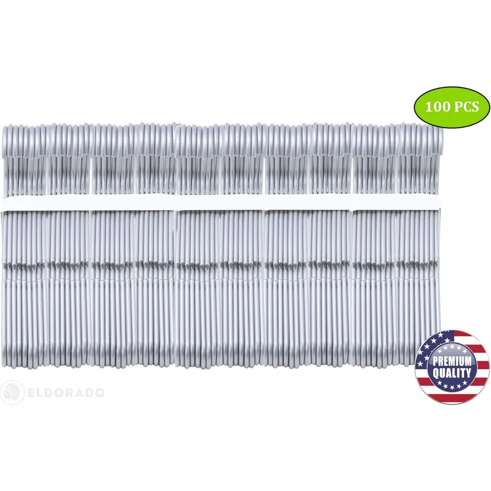 شماعات بلاستيكية لملابس البالغين - مثالية للاستخدام اليومي مع القمصان والبلوزات والقمصان والفساتين #3