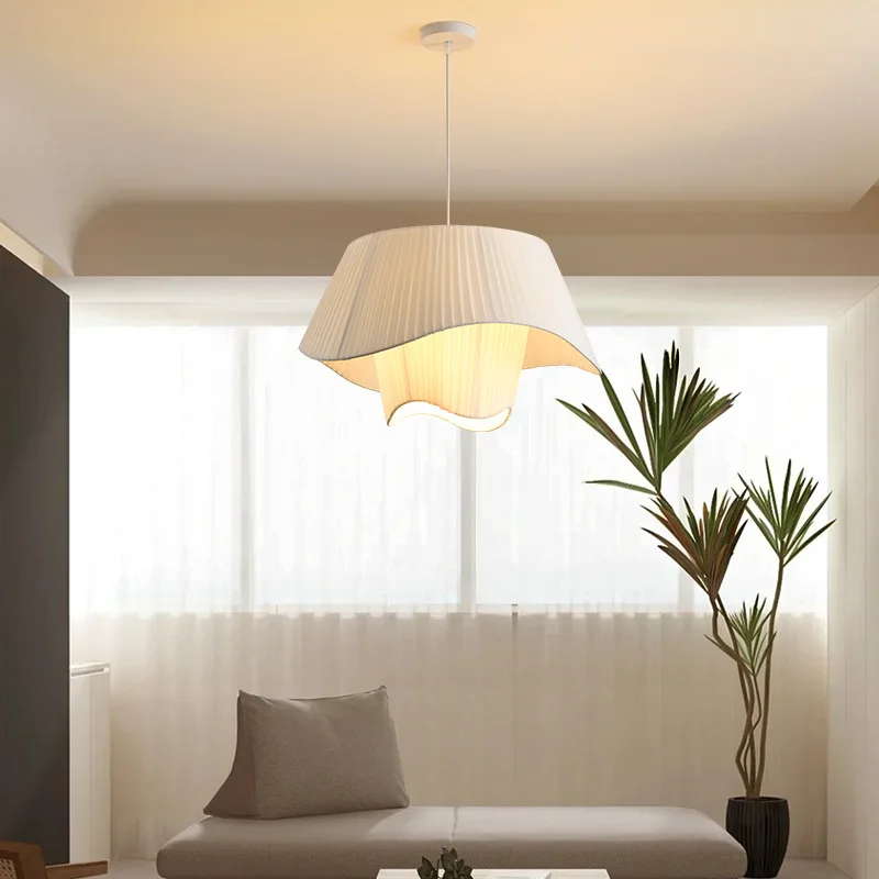 Fabric Pendant Light Designer Hanging Lighting Suspension Lamp Decoration Chandelier Fixture