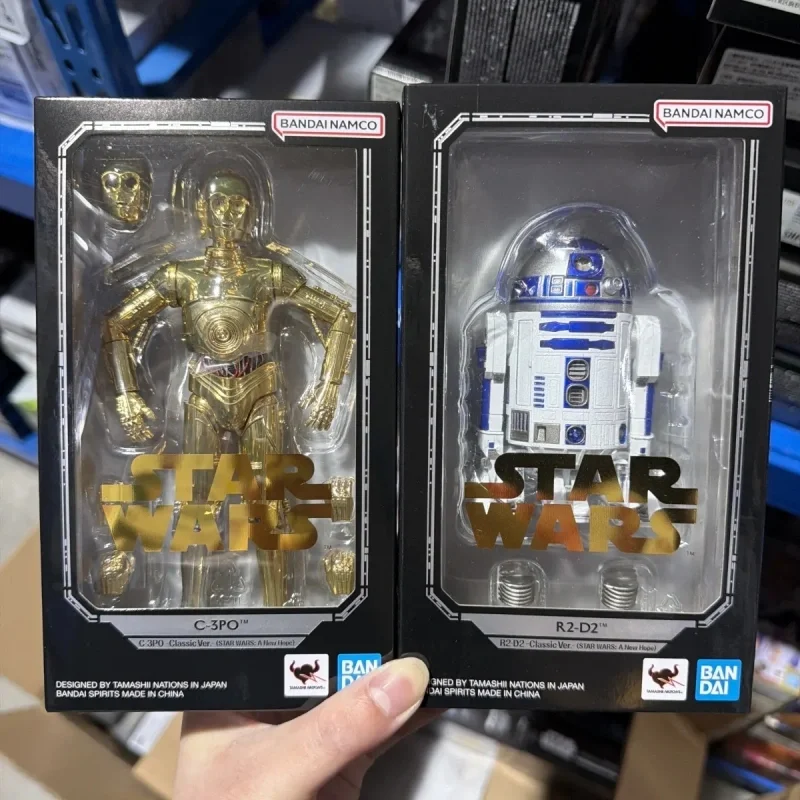bandai-star-wars-original-shf-classic-ver-r2-d2-c-3po-articulated-action-figure-collectible-model-for-adult-collection-display