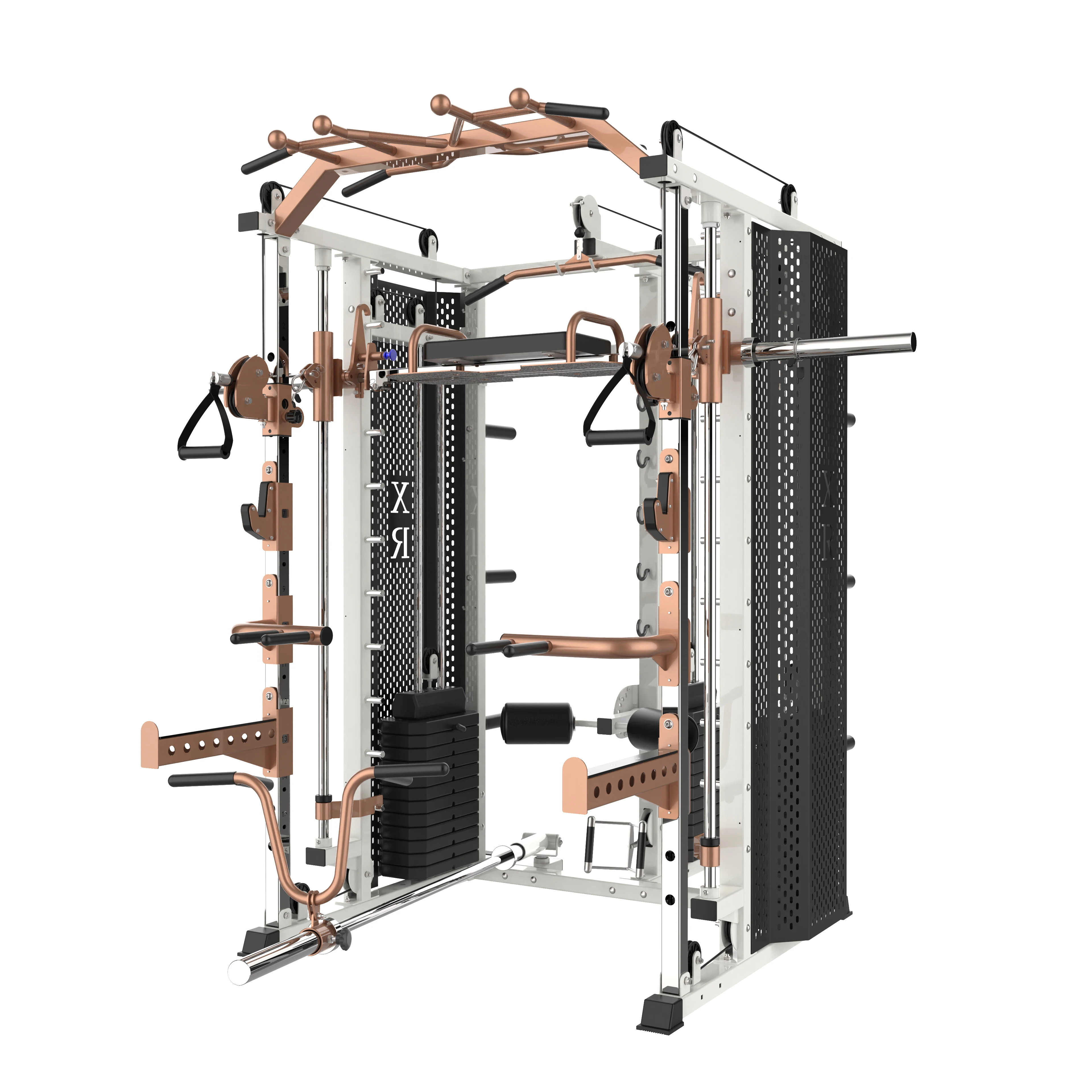 

Multi-Function Station Self-Produced Smith Machine Functional Trainer for Comprehensive Body Building Exercise