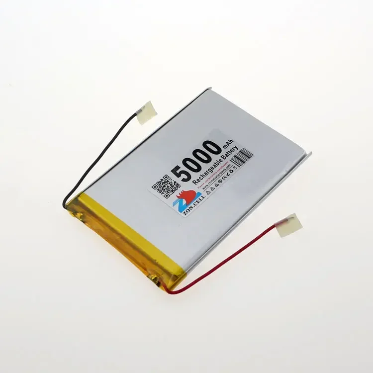 CIS 5000mAh batería de polímero de litio 3,7 V cable central de batería de carga de energía de respaldo móvil 606090