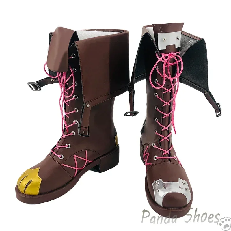 LOL Jinx أحذية كوسبلاي أنيمي لعبة جامعة الأساطير كوس أحذية مدفع فضفاض زي الدعامة أحذية لحفلة الهالوين #5