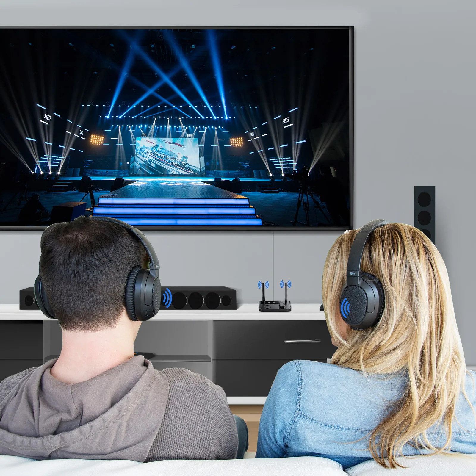 Audio Adapter Wireless 5.3 Transmitter Receiver Stable Connection for Home Stereo Wireless Audio Receiver