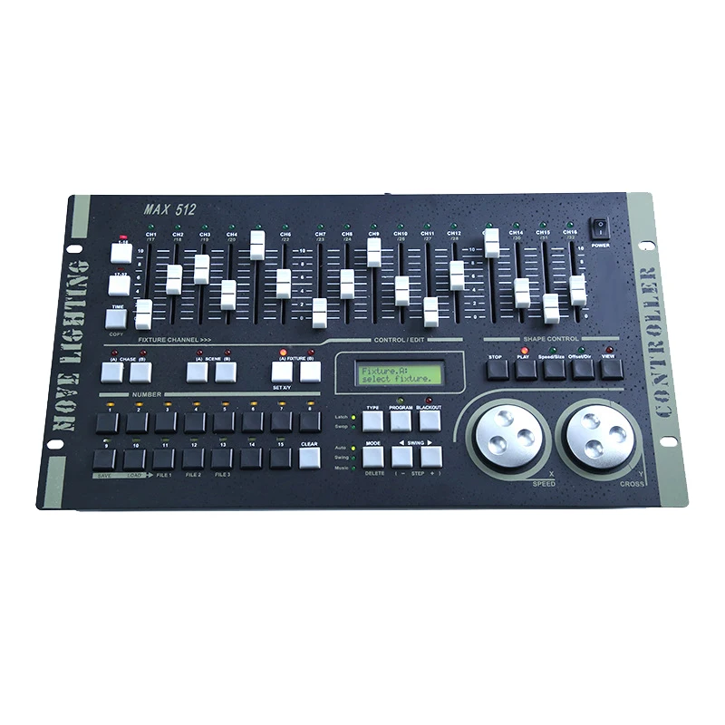 Professional Max 384 DMX Controller Stage Effects Lighting DMX Console Projector Master Console for XLR-3 led par beam DJ lights