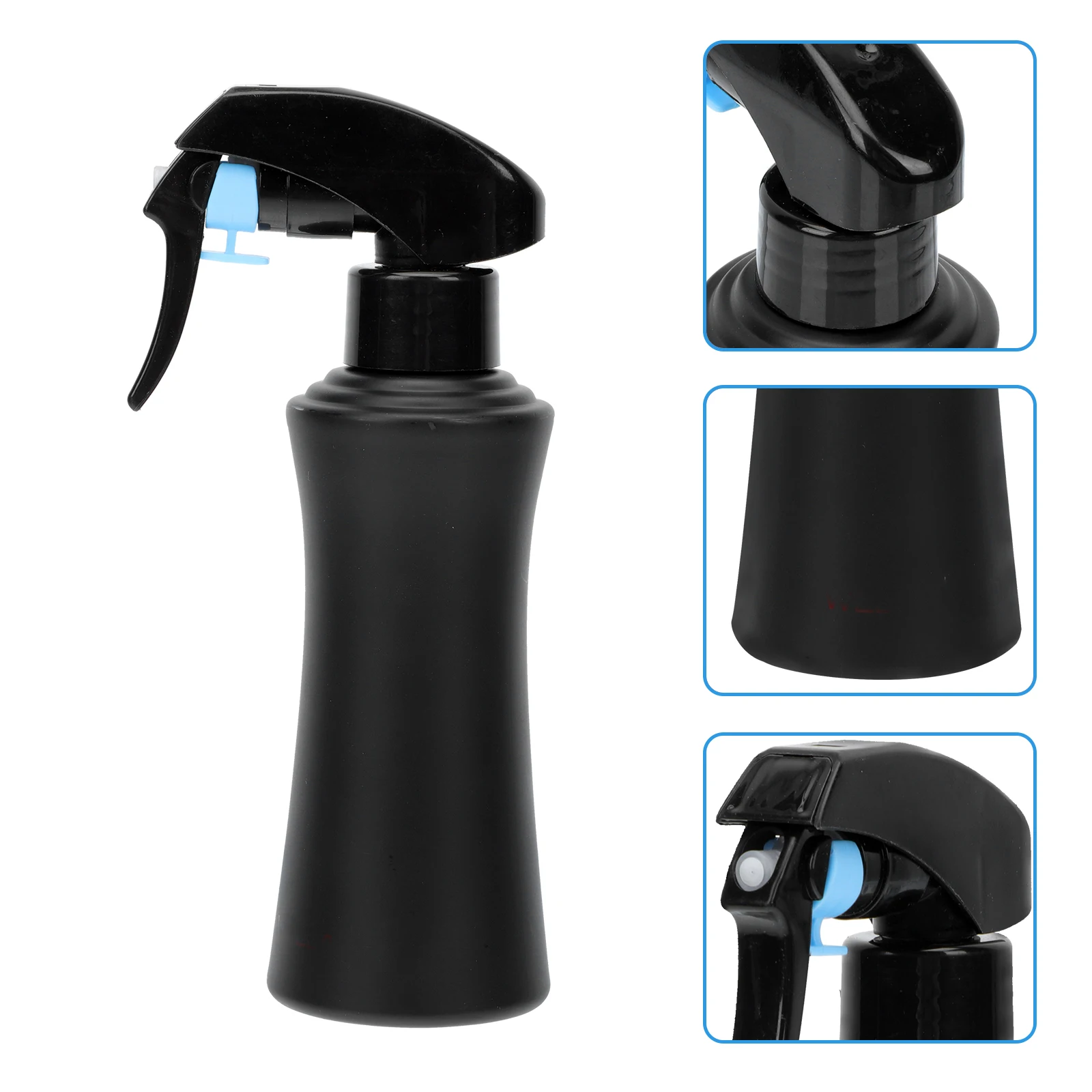 

Watering Can Spray Kettle Barber Salon Sprayer Hair Plastic Black Tool Fine Mist Pressurized Nozzle Multi Purpose Garden Kitchen