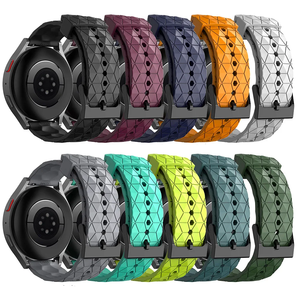 Силиконовый ремешок 20/22 мм для умных часов Xiaomi Watch Color 2/Color Sport/ S2 S1, ремешок для Huami Amazfit GTR 42 мм 47 мм GTR 4/3/2