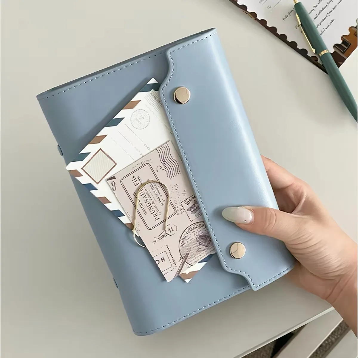 A6 A7 A5 Loose Leaf Notebook 6 Ring Binder Planner Aesthetic Journal Diary Portable Pocket Notebook Minimalist Stationery