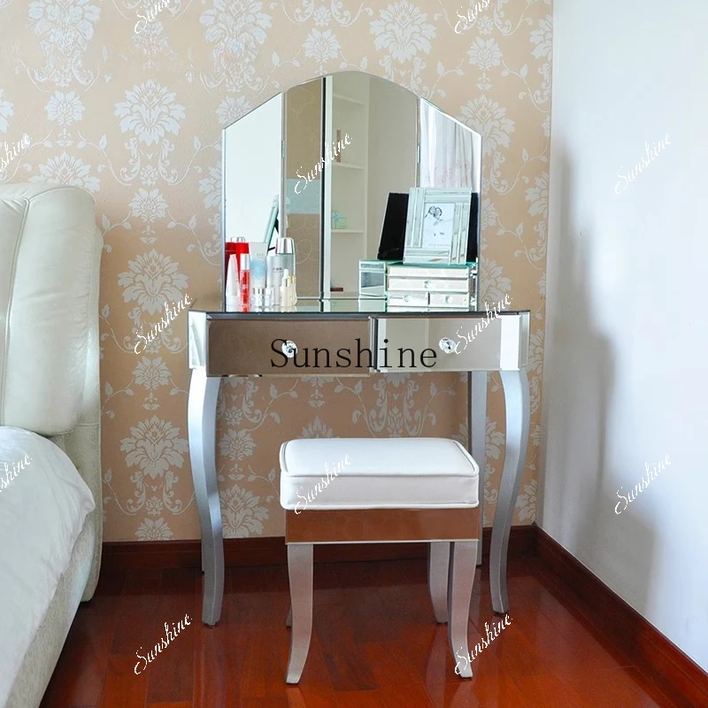 Mirror dresser glass simple European neoclassical postmodern F0105  FT