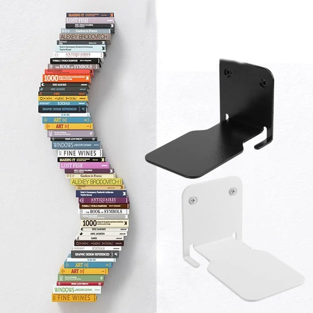 Invisible Floating Bookshelf Wall Mounted  Book Shelf Home Decoration Book Organizer 