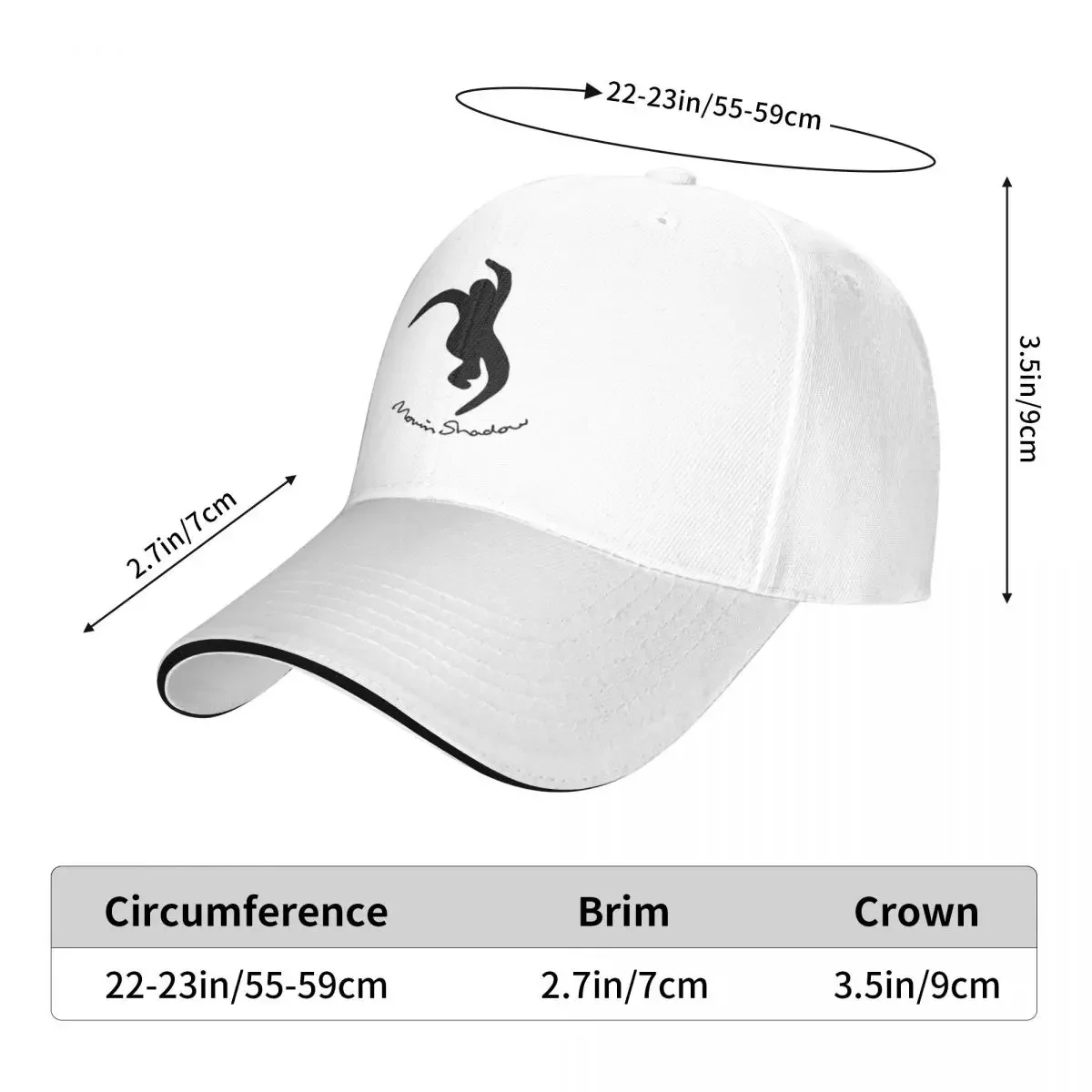 Moving Shadow Baseball Cap Papa Hat Sun Hat Trucker Hoeden Voor Heren Dames