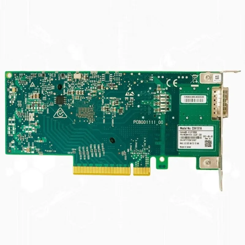 ALMOST NEW ConnectX-4 Lx PCIe 3.0 X8 Single-port 50GbE QSFP28 Ethernet Adapter Card