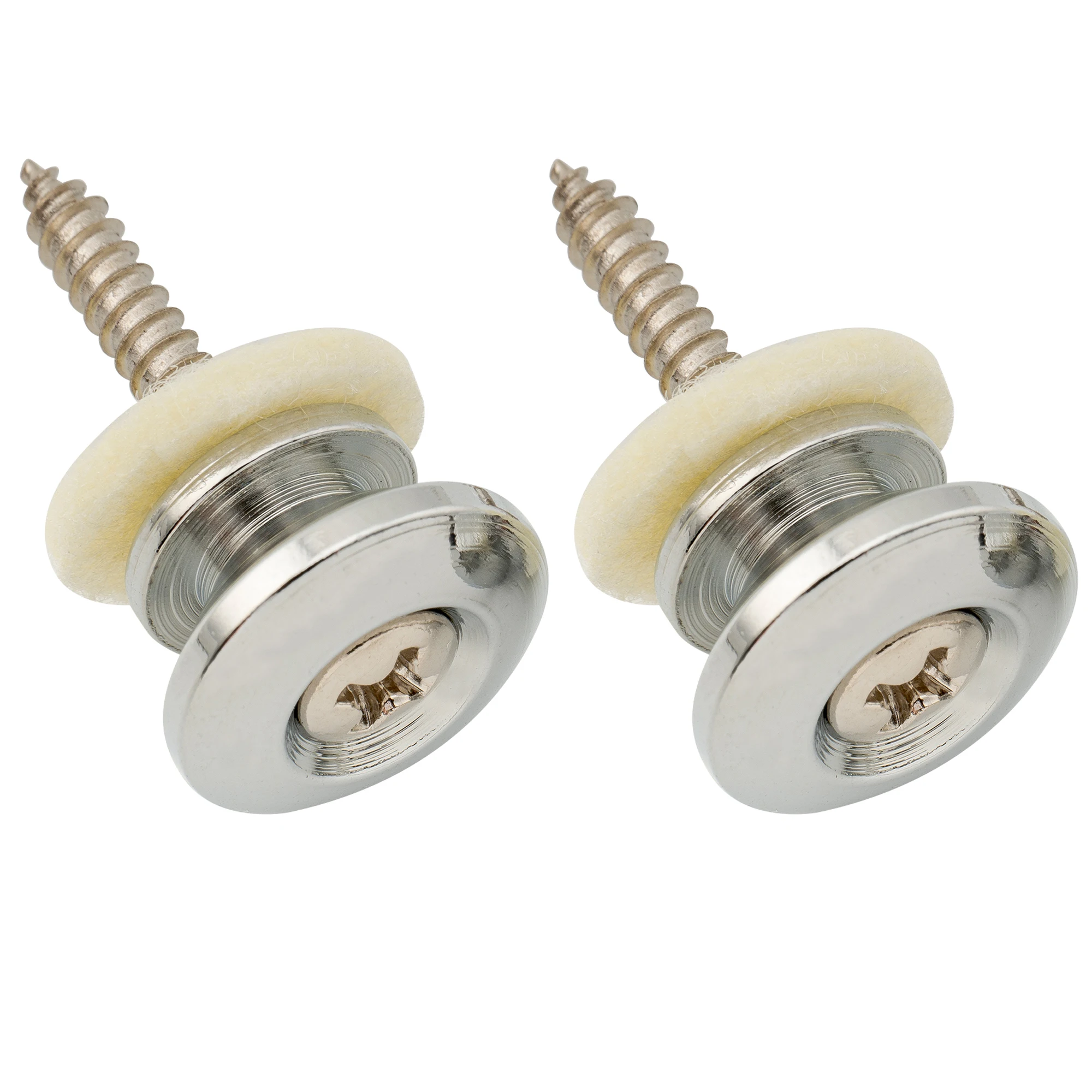 Musiclily Pro 14mm Steel G-type Strap Button End Pins for Acoustic Electric Guitar Bass (Set of 2)
