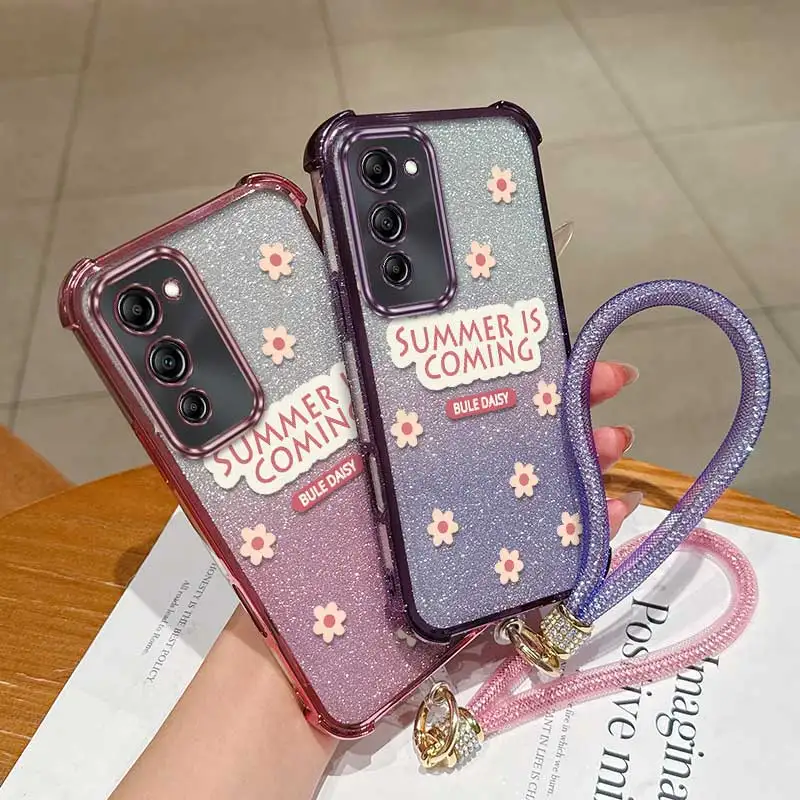 حافظة لهاتف VivoY04 باللون الأزرق ديزي مصنوعة من مرنة معززة رفيعة في المكتب لهاتف vivo V Y 04 50 28 36 100 20 Lite (IDN) #6