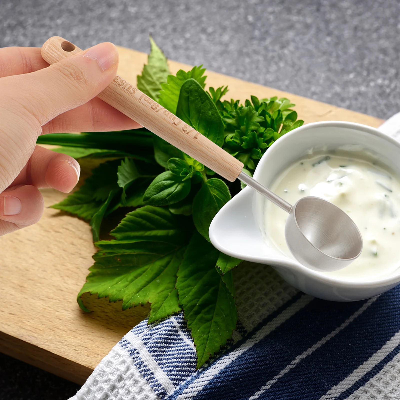 

Measuring Spoon Stainless Steel Coffee Scoop Baking Cooking Kitchen Measuring Spoons With Scale For Powder Milk Seasoning