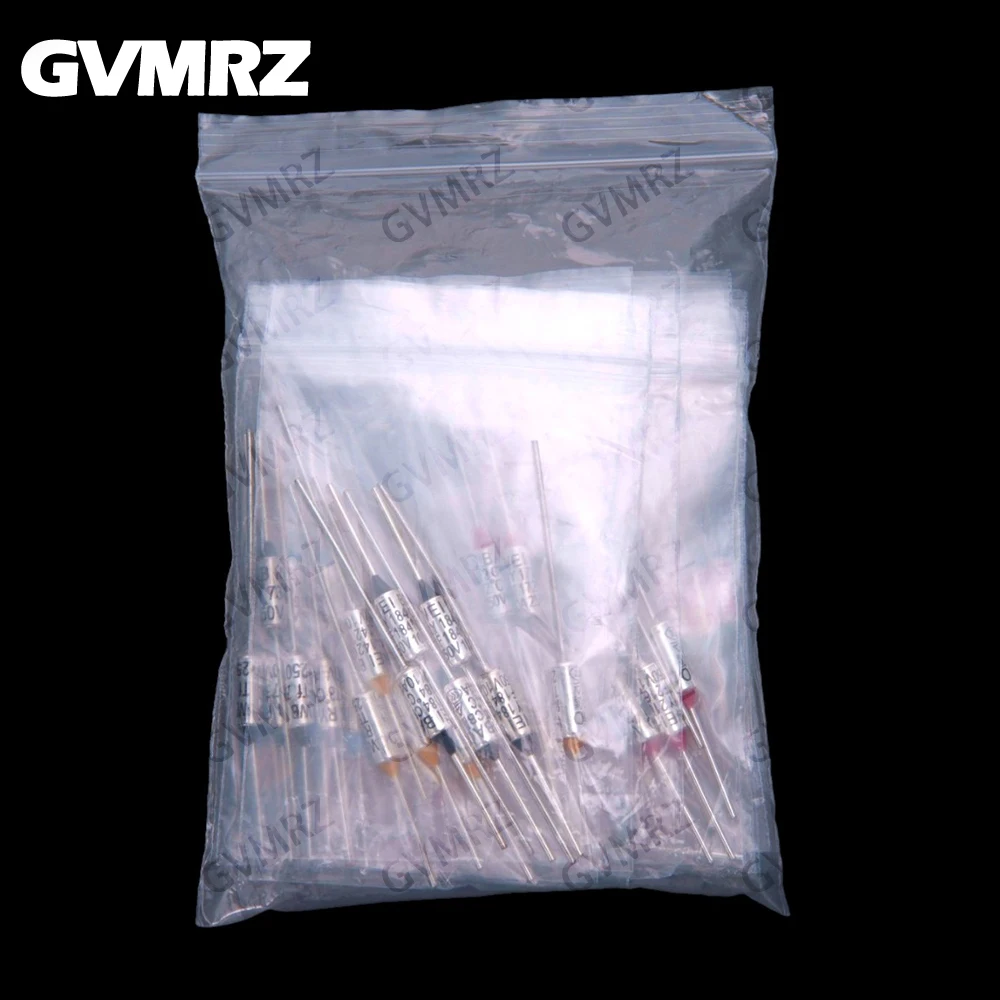 16Values ​​80PCS TF Thermal Protection 10A 250V RY-185/192 Common Fuse Tubes
